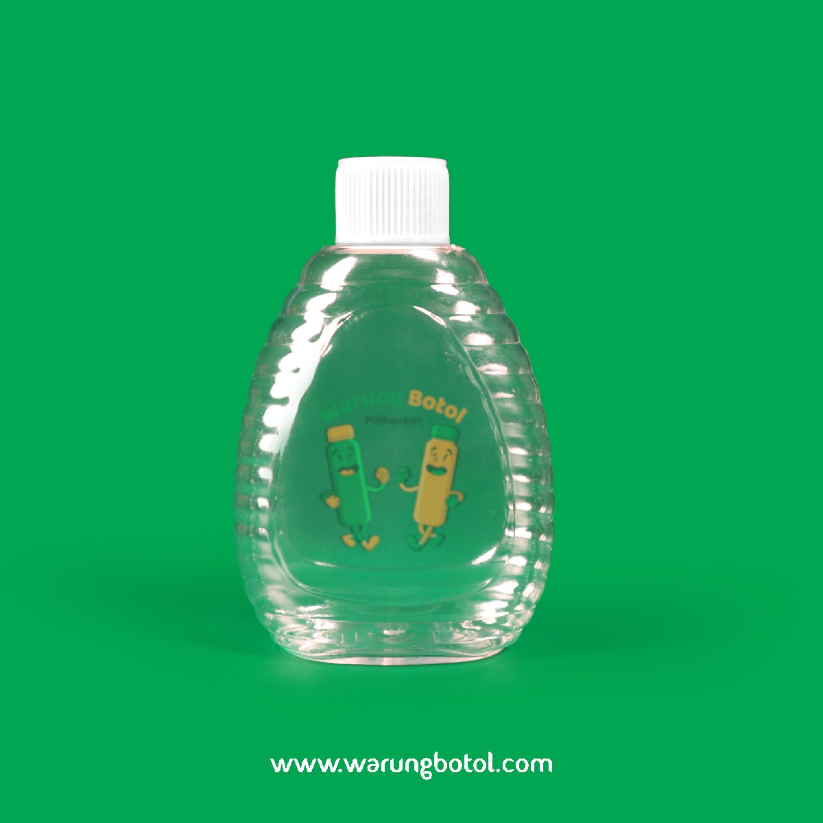 distributor toko jual botol plastik untuk madu 150ml pet bening murah terdekat bandung jakarta bogor bekasi